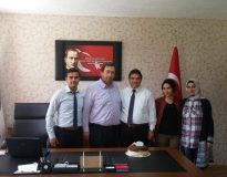 Başkandan Başkana Sürpriz Doğum Günü